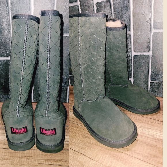 Emu Shoes Ukala By Emu Australia Womens Suede Wool Lined Boots Dark